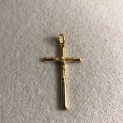 Jesus Cross Gold Pendant
