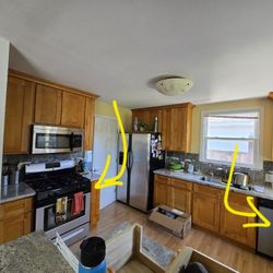 Kenmore Gas Stove + GE Dishwasher