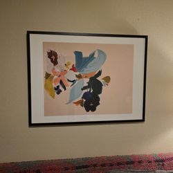 Limited Edition Modern Abstract Botanical Art Print Frames