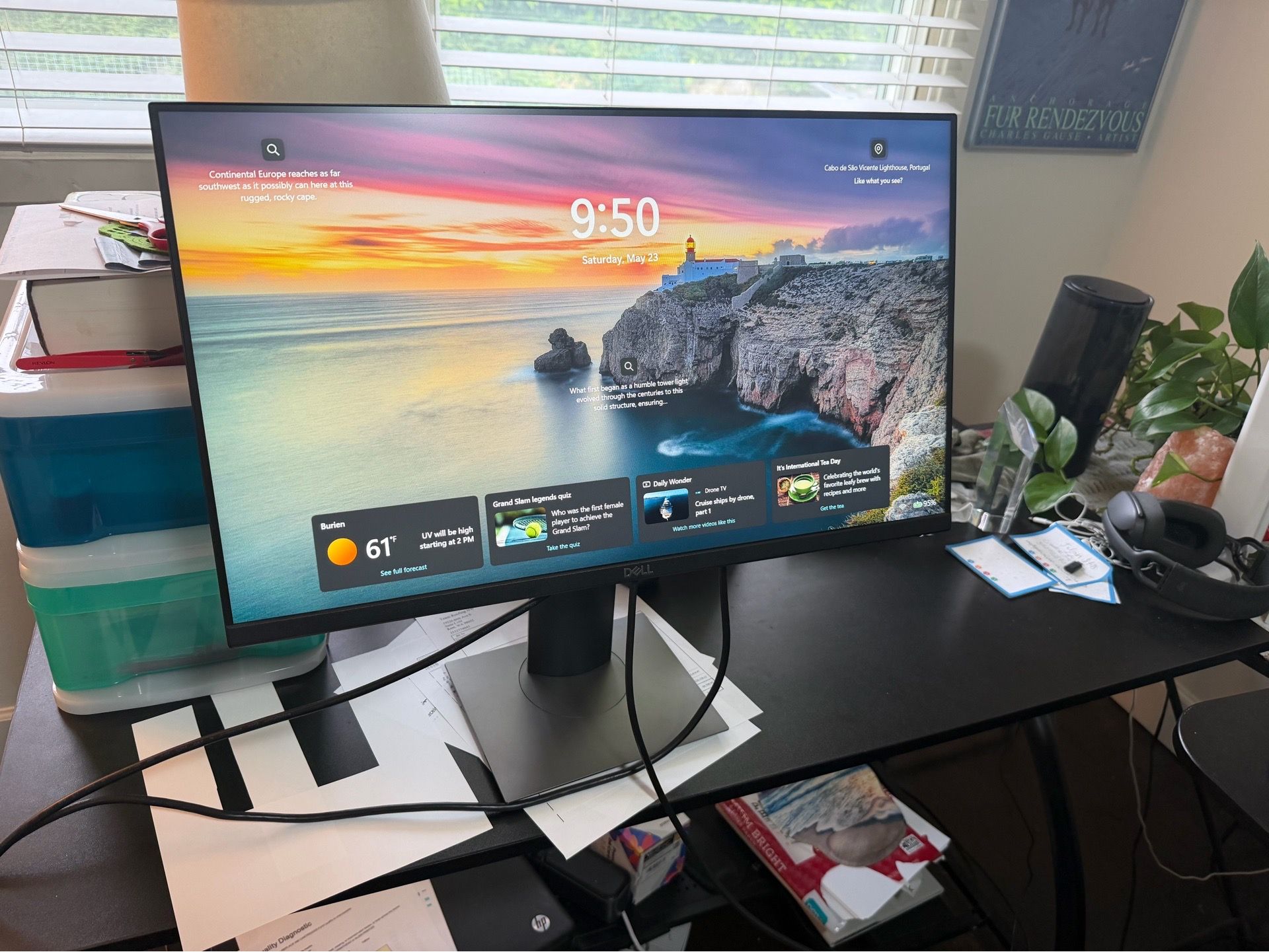 Two 24” Widescreen Dell Monitors