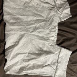 White Flown Pants 