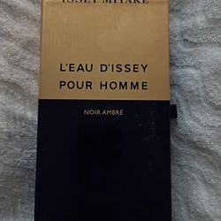 L'EAU D'ISSEY POUR HOMME " NOIR AMBRE' LUXURY COLOGNE 