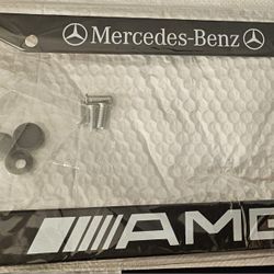 1 Pc. Black License Plate Frame for Car License Plate Decoration Accessories with Mounting Screws