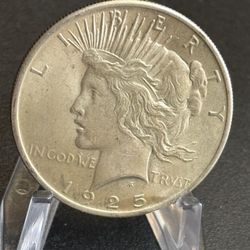 Beautiful About Uncirculated 1925 Peace Dollar