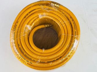 100' x 3/8" PVC Air Hose in Yellow / Manguera de AIRE