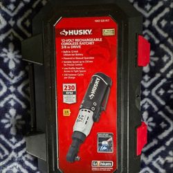 Husky 12 Volt Rechargeable Cordless Ratchet 3/8 in drive Brand New 