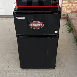 Mini Fridge And Microwave