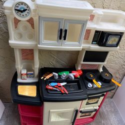 Large Toddler Play Kitchen With Accessories - Delivery For A Fee - See My Items 
