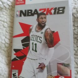Nintendo switch nba2k18 game and case like new