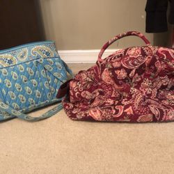 (2) Vera Bradley Bags 