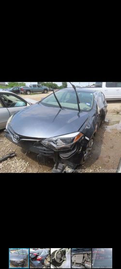 2016 Toyota Corolla Parts