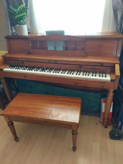 wood piano
