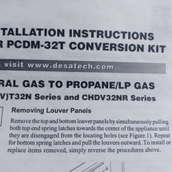 Conversion Kit Natural Gas To Propane