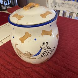 Dog treat jar