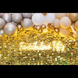 Neon Sign 50th Birthday 