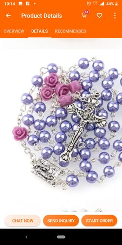 Beautiful Catholic Rosary Necklace