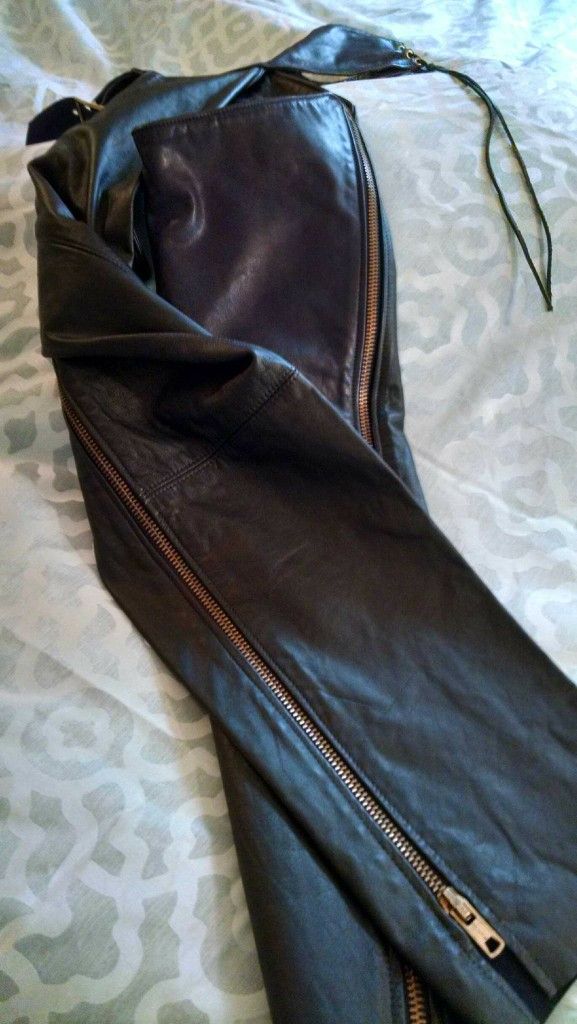 Leather chaps