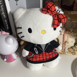 Emo Hello Kitty Plushie Brand New 