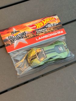 Hot Wheels Dallas Nationals Convention Bingo Lamborghini Green