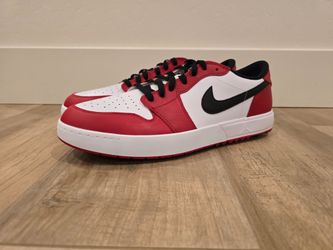 JORDAN RETRO 1 LOW CHICAGO SPIKED GOLF SHOES MENS...BRAND NEW