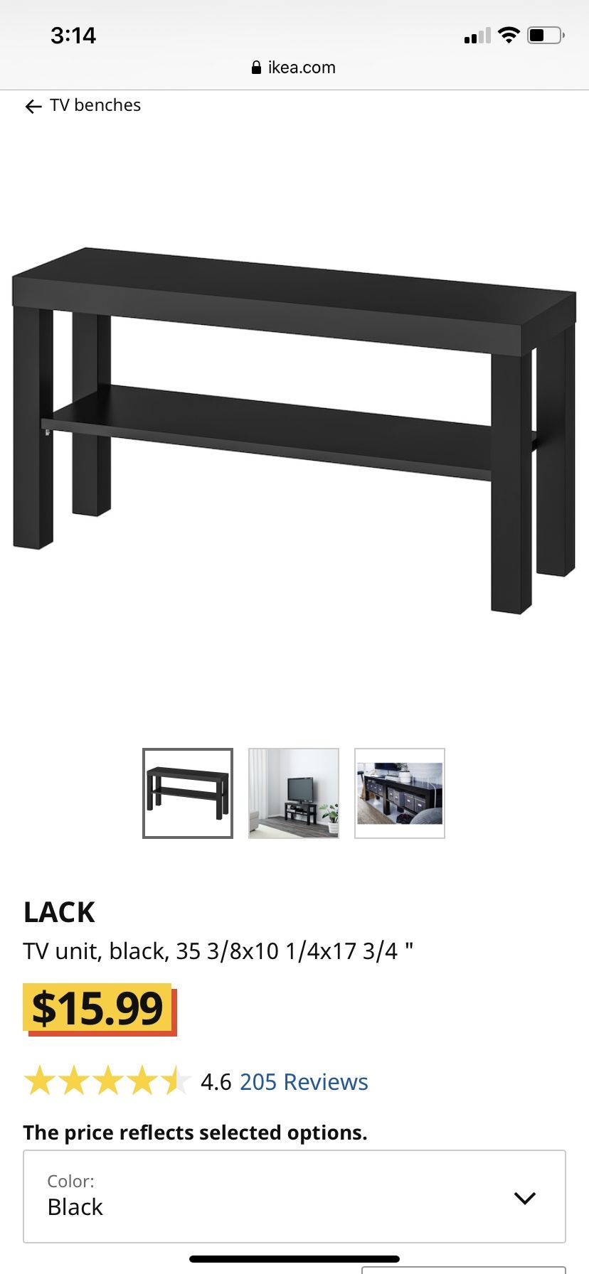 Ikea lack tv stand