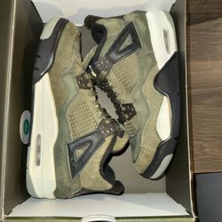 Jordan 4 Olive  Green 
