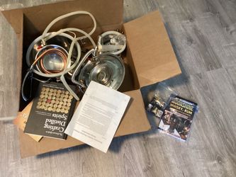 DIY Homemade Moonshine Whiskey Rum pan,tubes,books,added kit and more