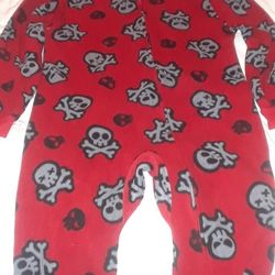 Skull Pattern Onesie