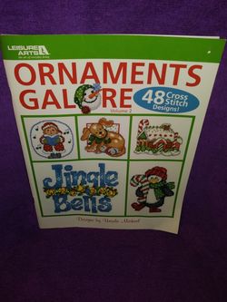 NEW LEISURE ARTS ORNAMENTS GALORE BOOK VOLUME 2-48 DESIGNS