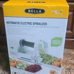 Brand New Bella 4 in 1 Electric Spiralizer With Recipe Book 