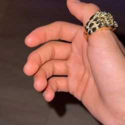18k Gold Plated Bronze Ring