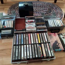 Collection of 85 Cassette Tapes,70' And 80's Rock