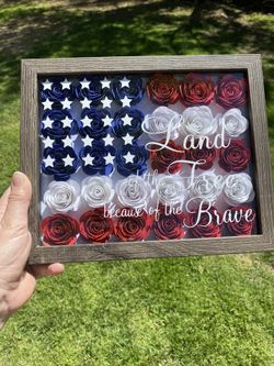 4th Of July American Flag Wall Decor Hostess Gift