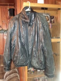 Leather jacket