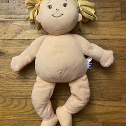 Manhattan Toy Soft Stella Baby Doll Plush Magnetic Mouth Blonde 14" no outfit