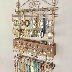 Large Over The Door Jewelry Holder