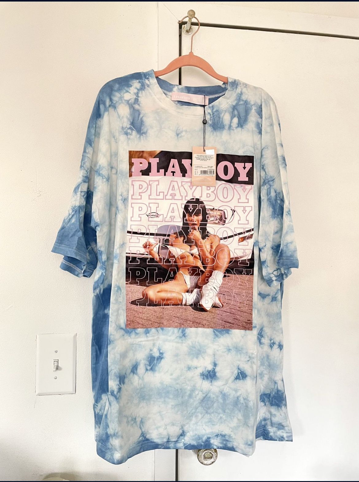 Tie dye playboy sweatshirt hot sale