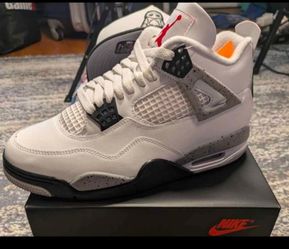 Jordan 4 Retro White Cement Shoe Size 7y
