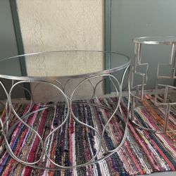 Mirror Table And End Table
