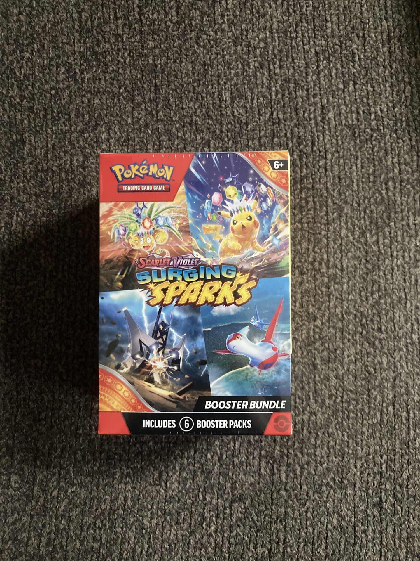 Pokemon TCG Surging Sparks Booster Bundle (6 Packs) Factory Sealed