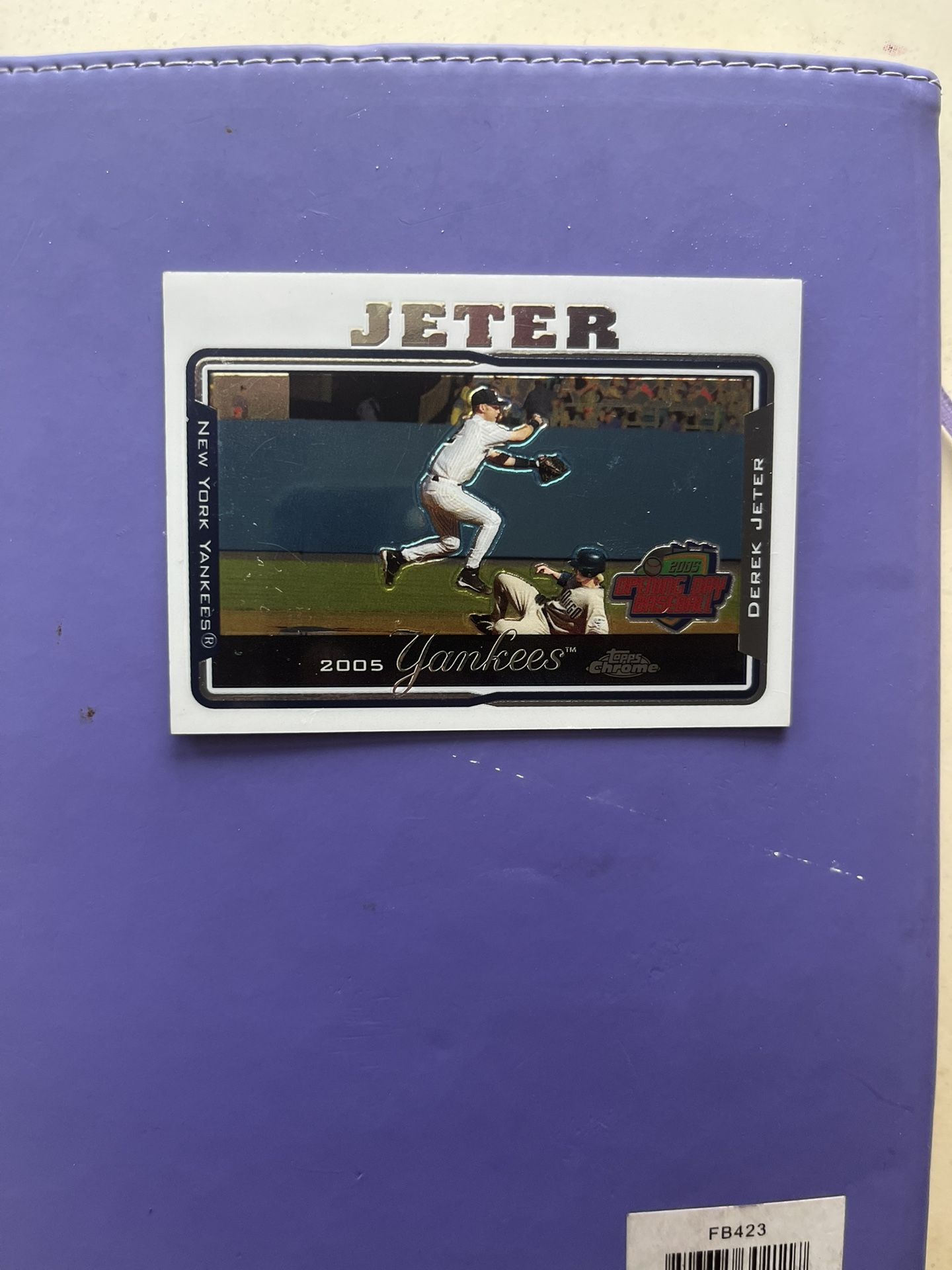 Derek Jeter Topps Chrone 2005 Yankees