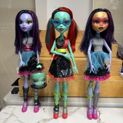9 - 28” Monster High Dolls