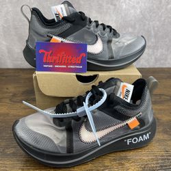 Nike Off-White x Zoom Fly SP Black Size 4 / 5.5W AJ4588-001 Men’s Shoes OG Rare