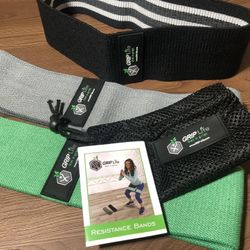 PREMIUM GRIP Life Hip Booty Bands Fabric Resistance Bands for Gym Home Workout (Set of 3)