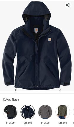 Carhartt Storm Defender Jacket Size Large.