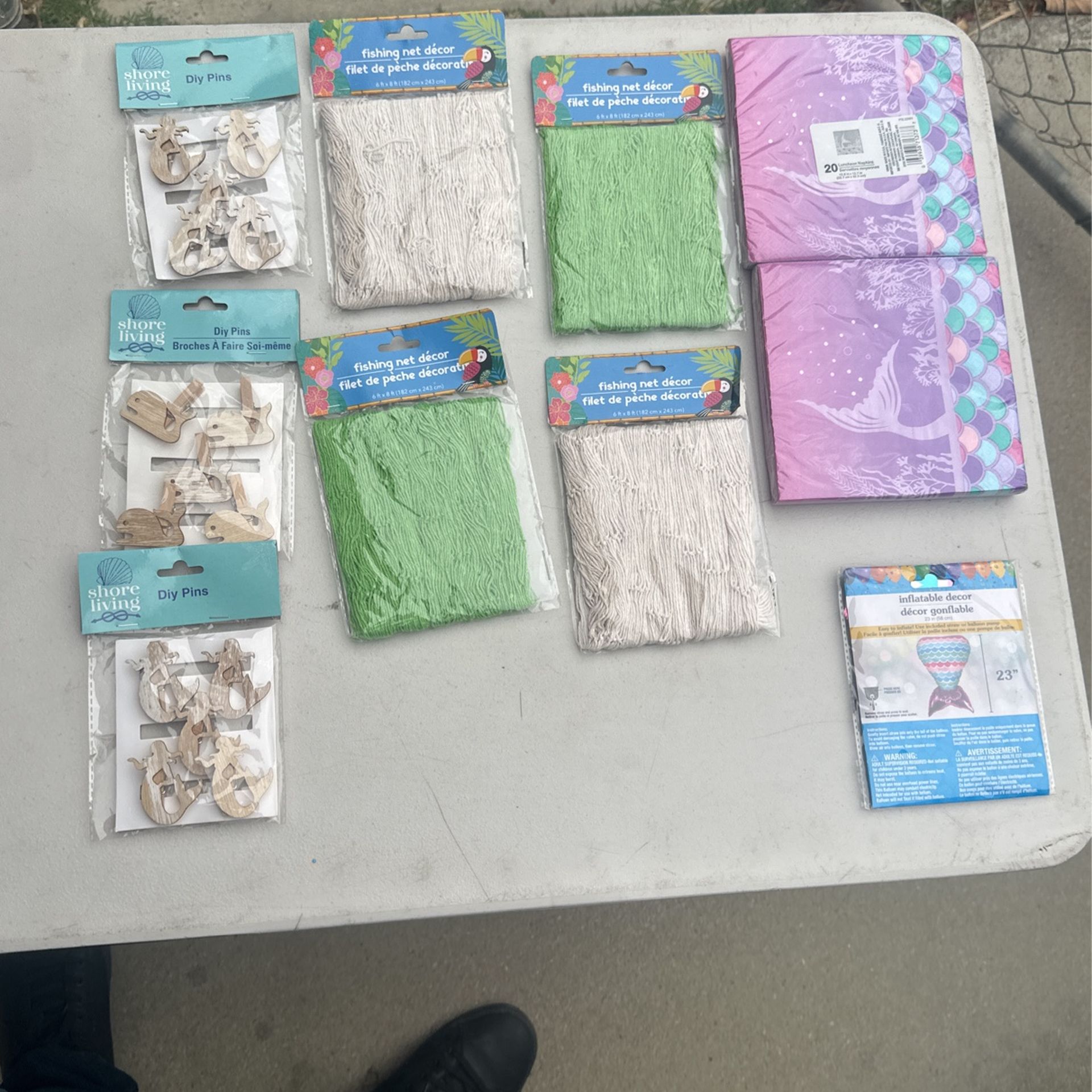 Mermaid Theme Party Supplies 