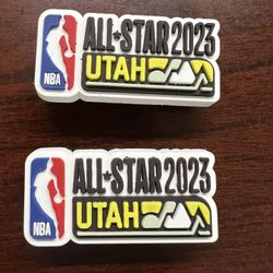 CROCS Jibbitz Charms - 2x NBA All-Star Utah 2023