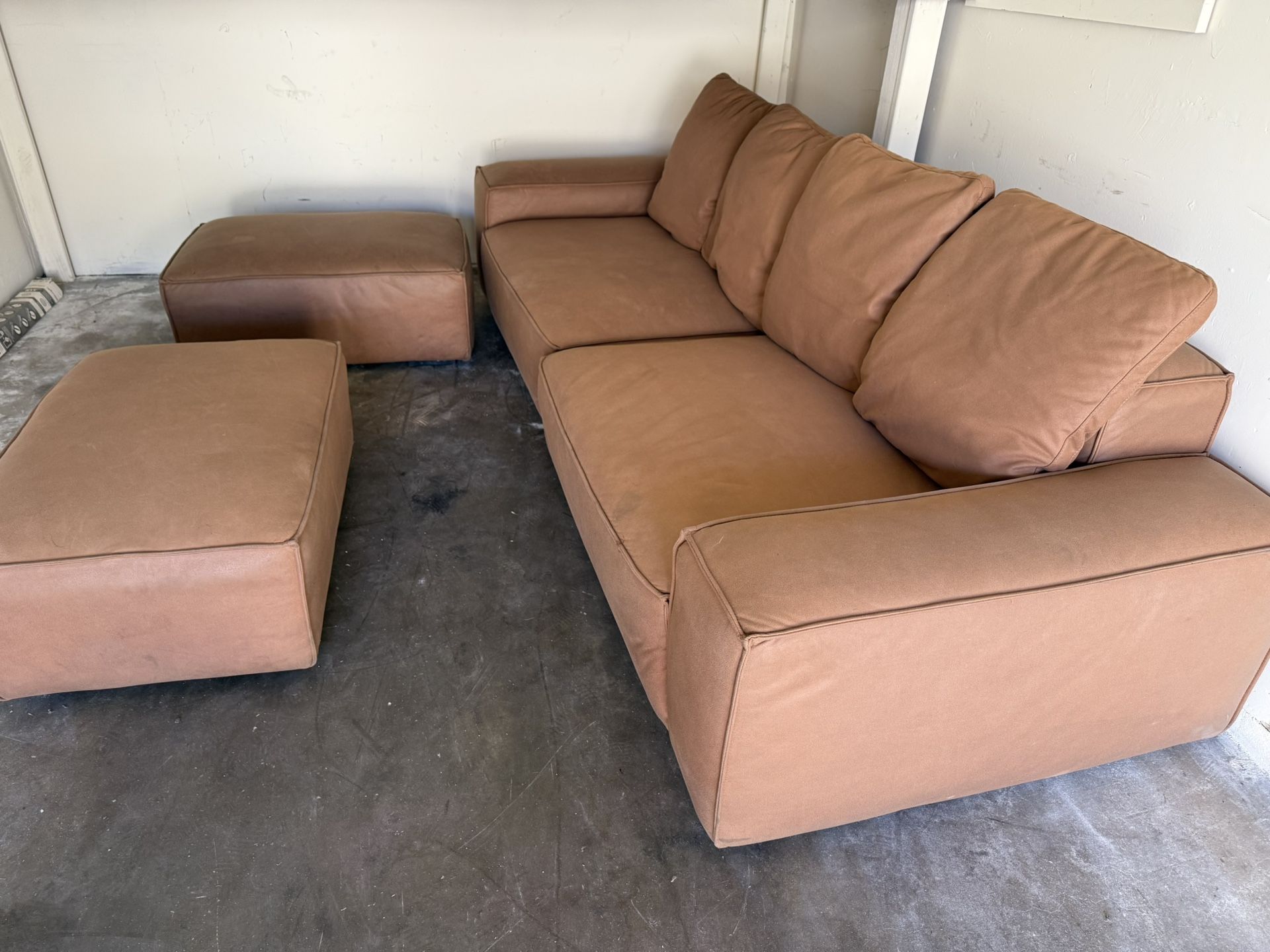 sectional sofa set, Juego de sillon seccional con ottoman