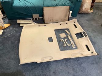 BMW e39 headliner complete grey OEM from sedan