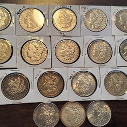 Large Lot Of Morgan Silver Dollar Collection
